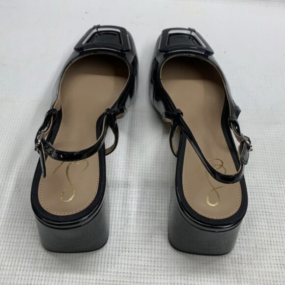 Sam Edelman Womens Tracie Adjustable Slingbacks Shoes Black Size 8M New w/o Box - Picture 4 of 8